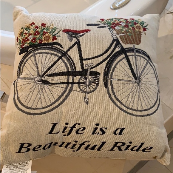 Other - New Bicycle pillow life is a beautiful ride